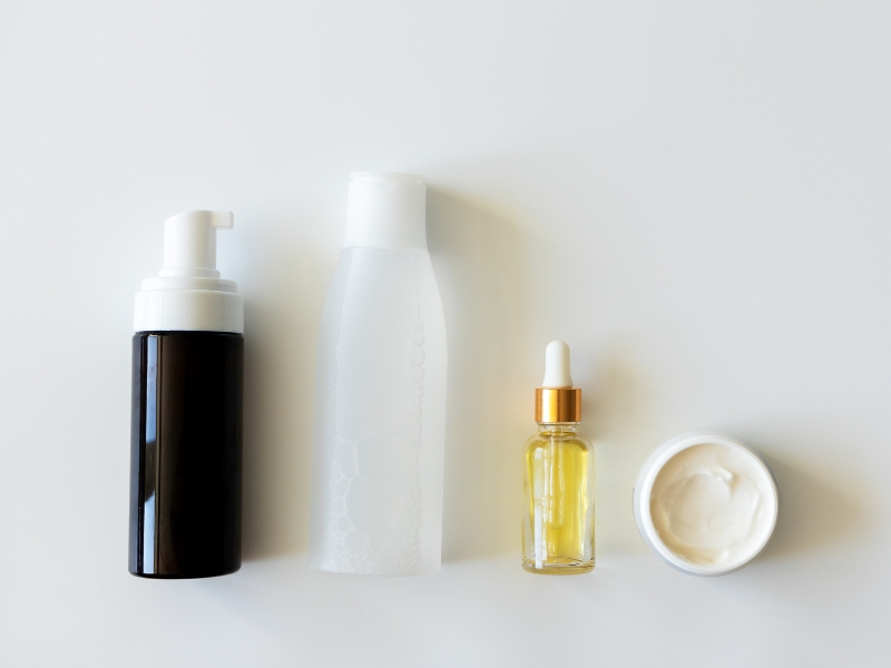 cleansing oils and foaming cleansers