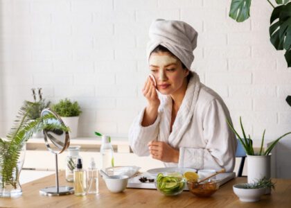 Skincare products for a 5-minute morning routine