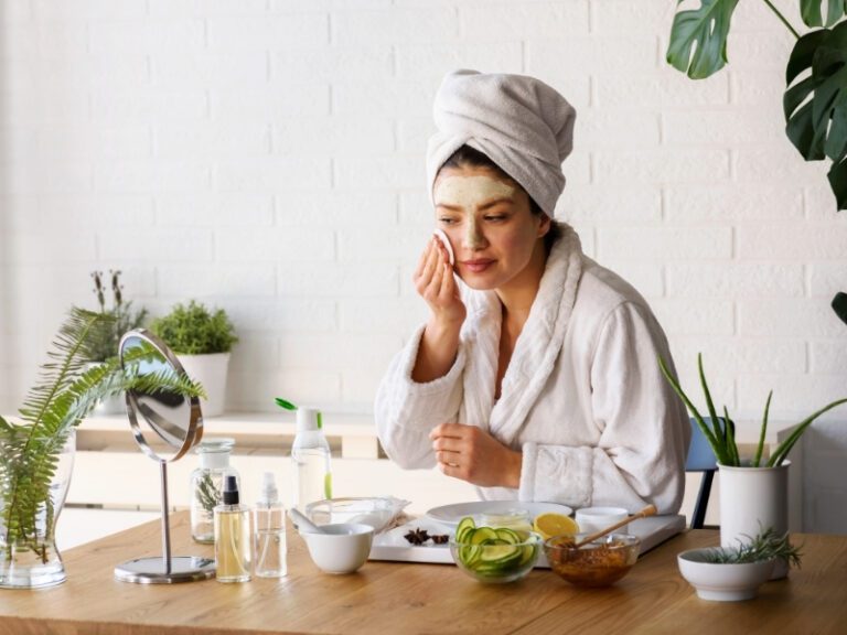 Skincare products for a 5-minute morning routine