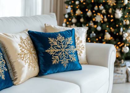 Blue Christmas decoration ideas for a stylish holiday setup